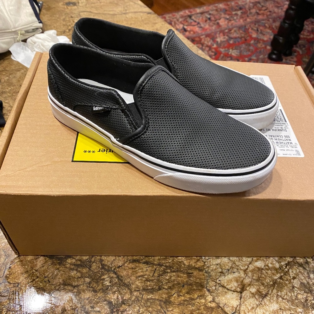 Vans slide ons